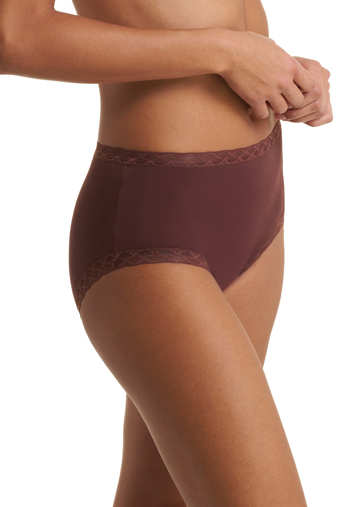 Natori Bliss Girl Brief Panty - Shaved Chocolate