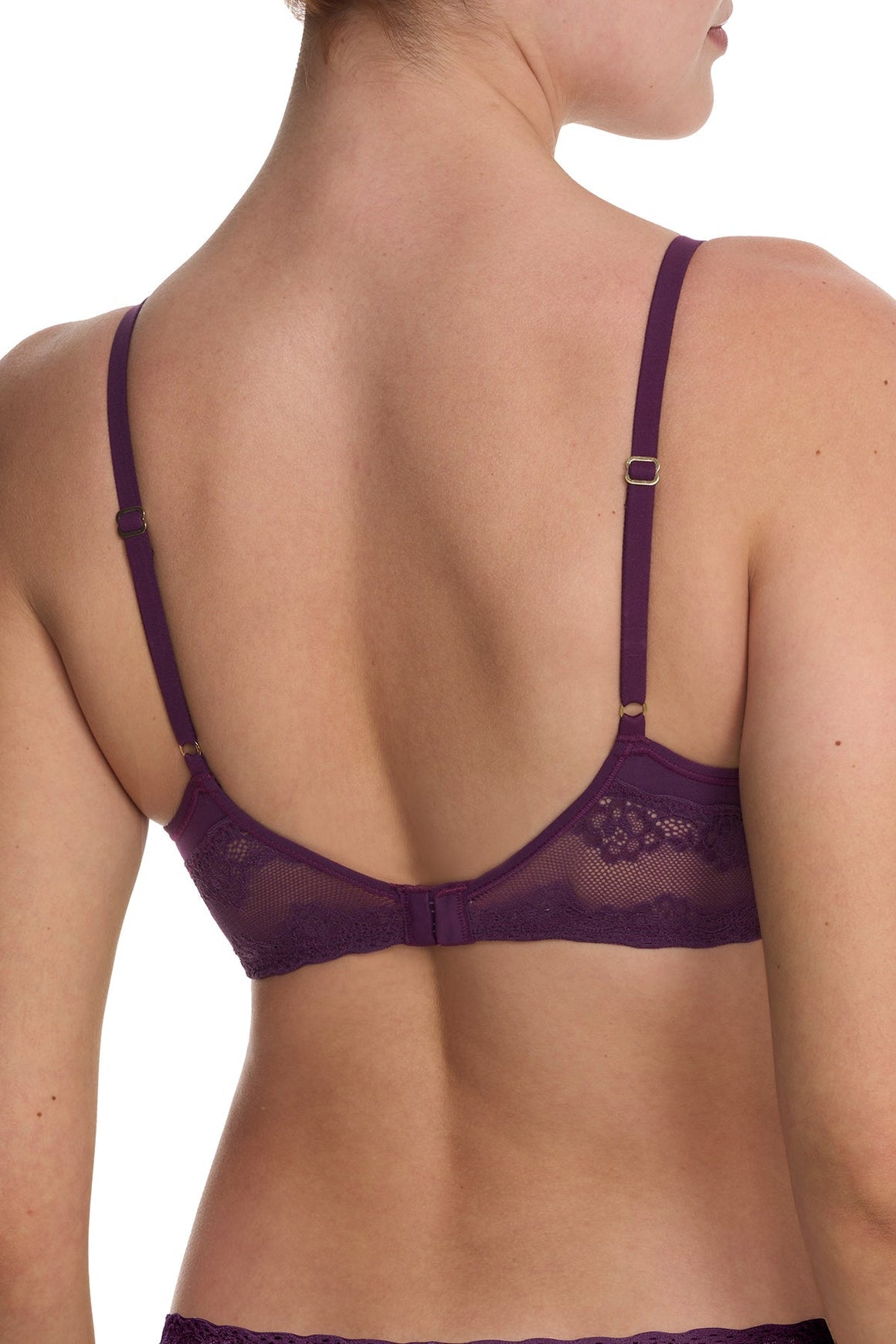 Natori Bliss Perfection Contour Underwire Bra - Fig Jam