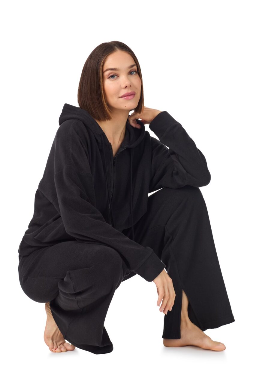 Donna Karan Sleep Long L/S Hooded PJ Set