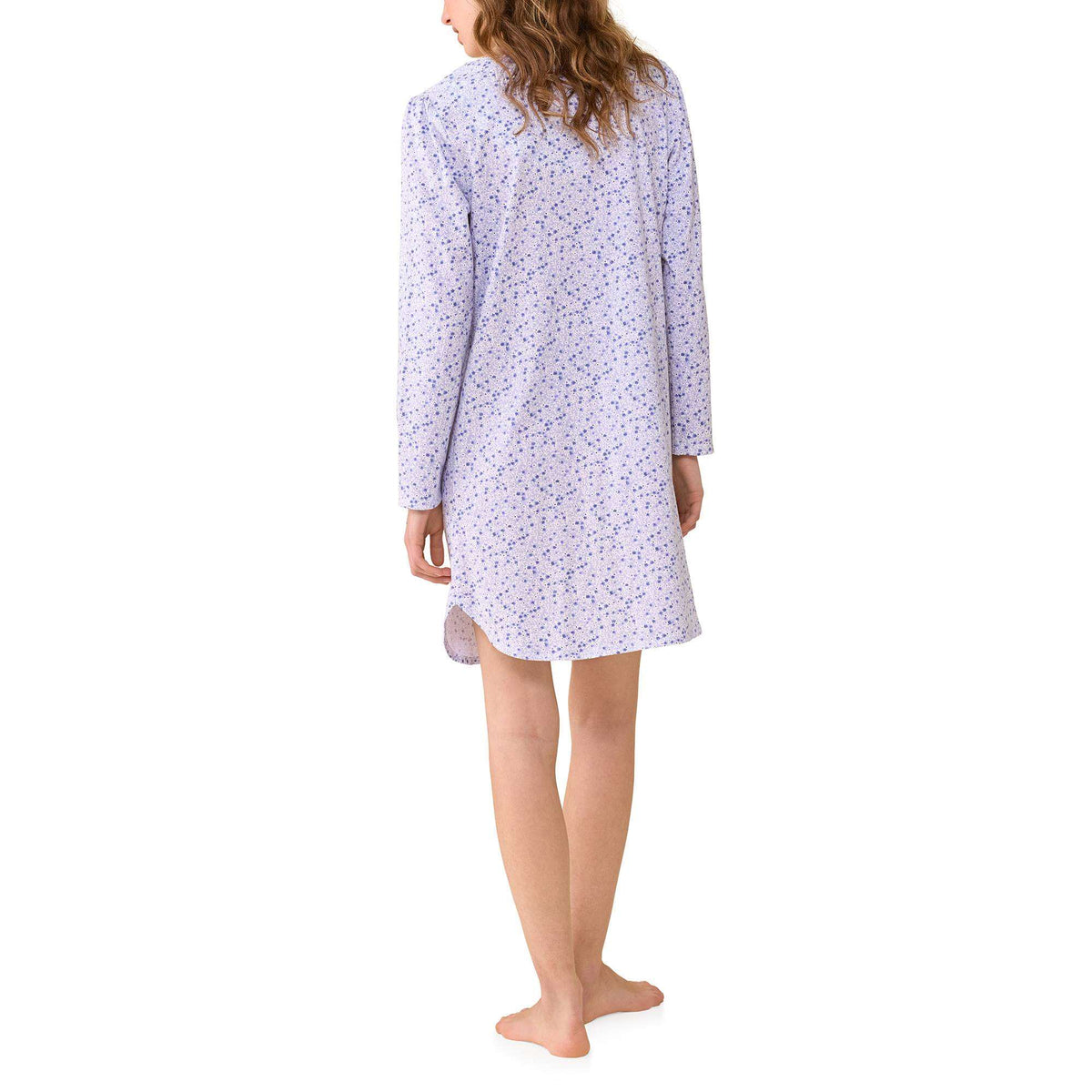 Eileen West Cotton Peached Jersey 36" L/S Nightshirt