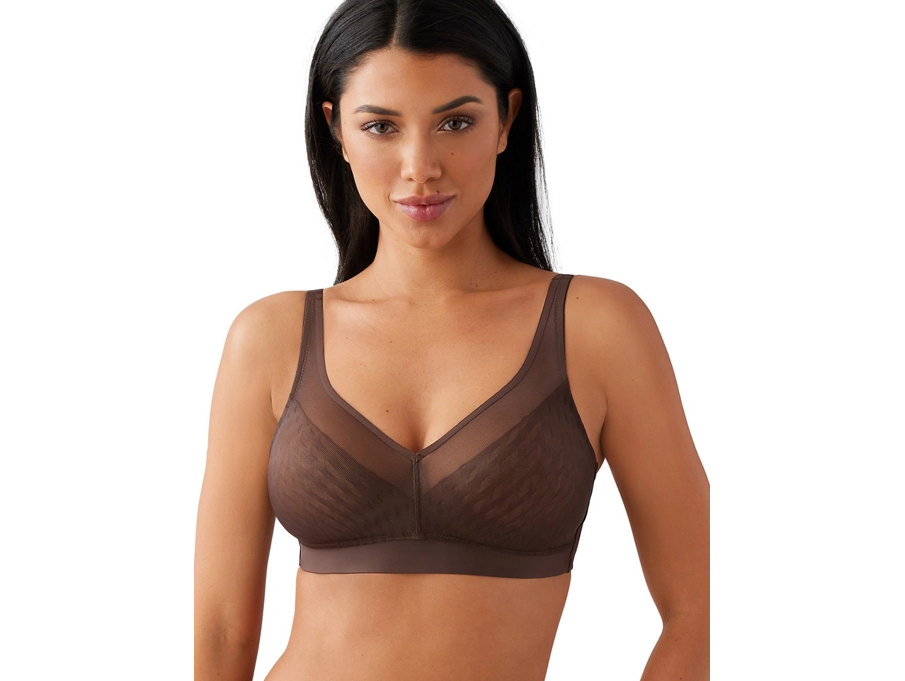 Wacoal Elevated Allure Wirefree Bra - Hot Fudge