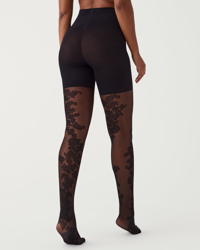 Shaping tights that flatter legs and smooth silhouette