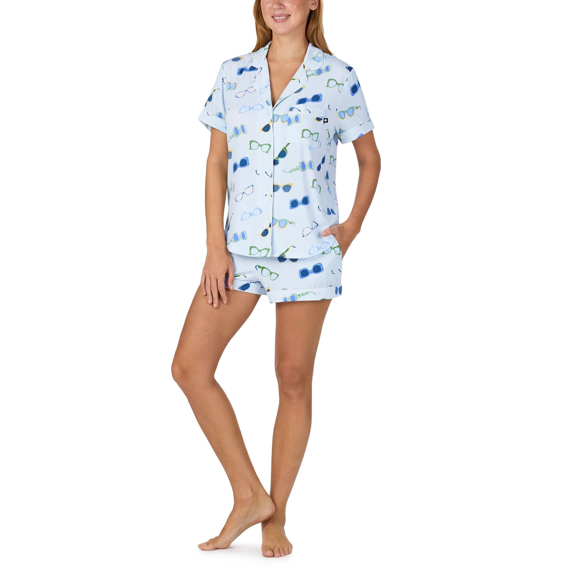 Kate Spade Modal Jersey S/S Notch Short PJ Set