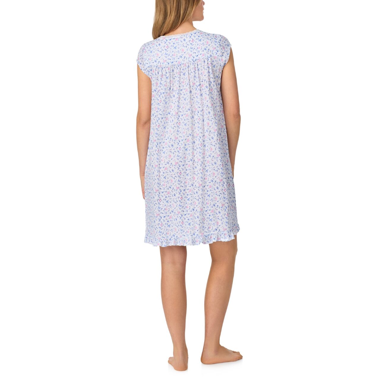 Eileen West Short Cap Sleeve Cotton Jersey Nightgown