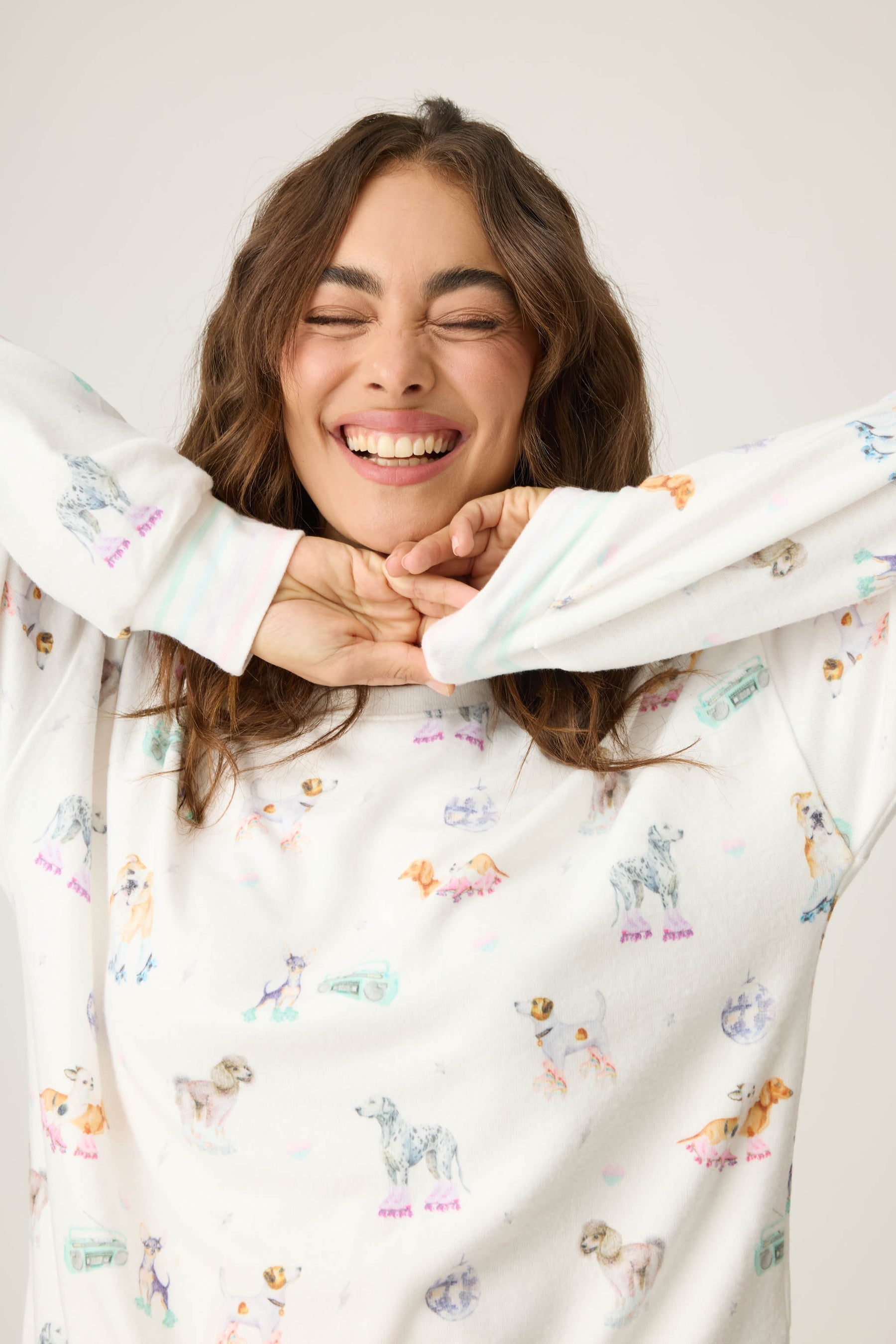 P.J. Salvage Roll With It Long Sleeve Top