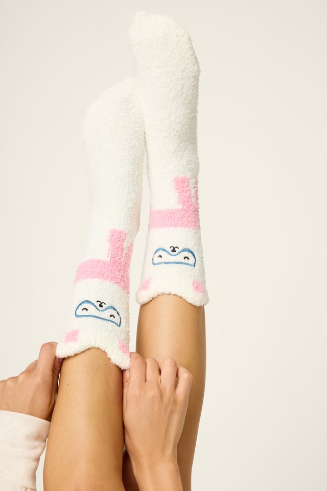 Chill Out Cozy Sock - Ivory