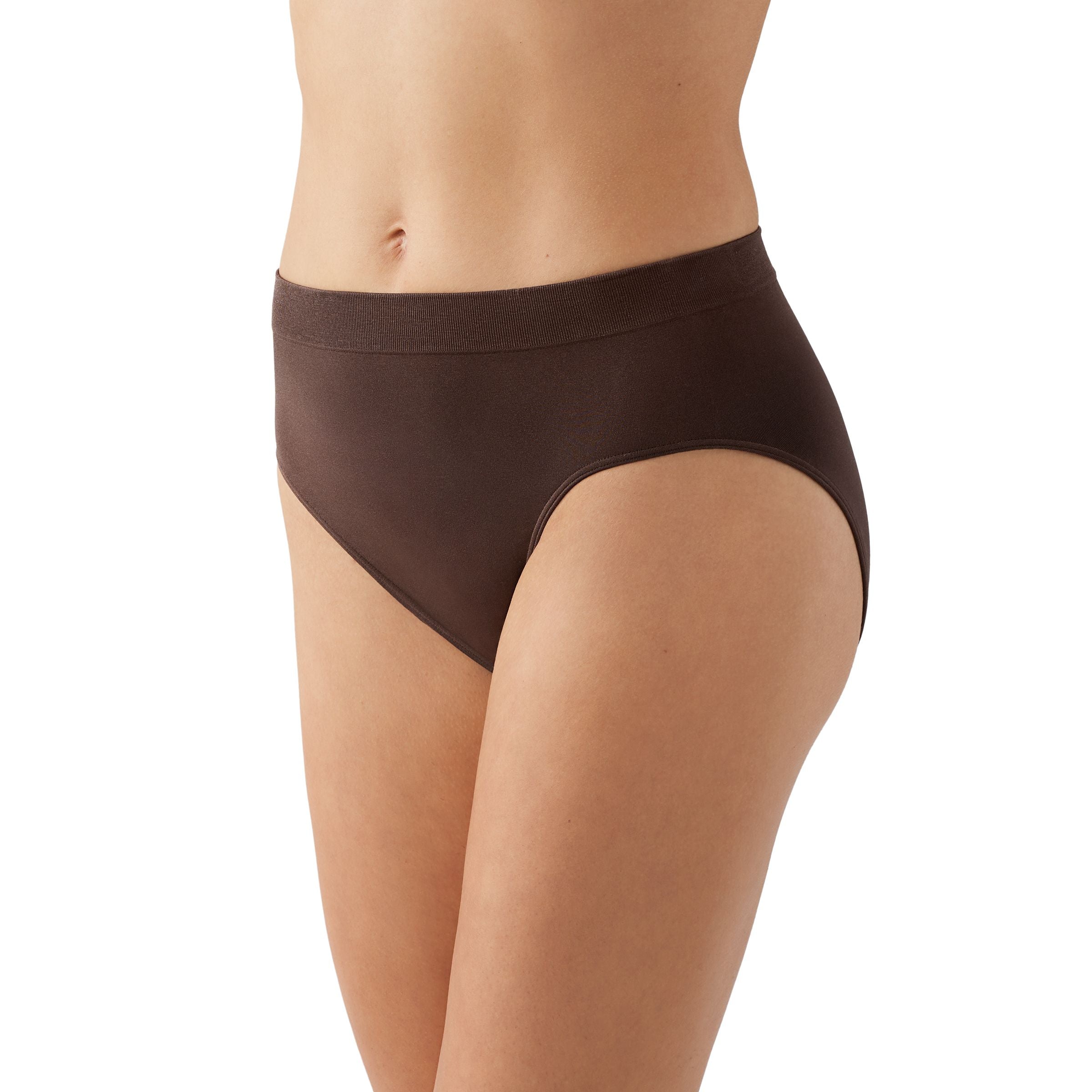 Wacoal B-Smooth Seamless Hi-Cut Brief - Hot Fudge(207)