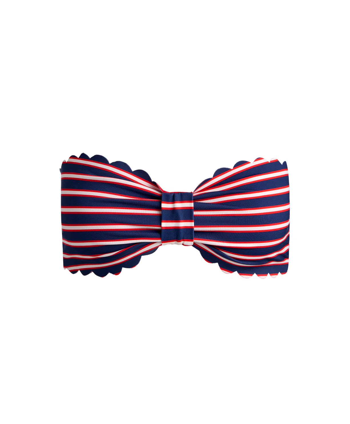 PQ A+O x PQ Reversible Scalloped Bandeau Bikini Top
