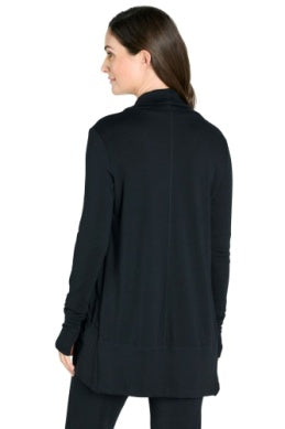 Cozy long sleeve cardigan for lounging