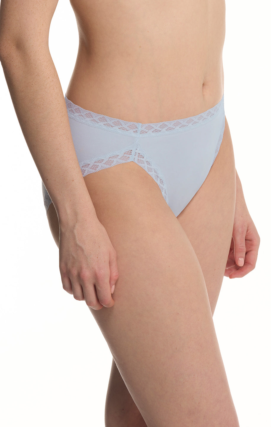 Natori lace trim cotton panty
