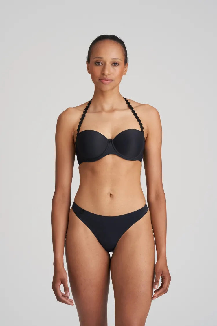 wide stretch fabric band bra