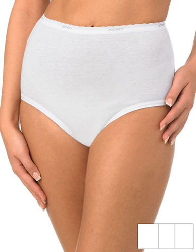 Jockey Plus Size Classic Brief - Pack of 3 XL Gry/Str/Blk 999