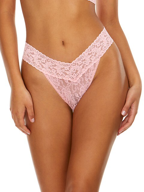 Hanky Panky Signature Lace Original Thong Pink