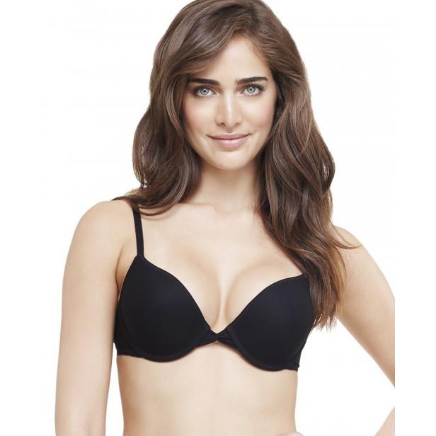 On Gossamer Mesh Bump It Up! Push-Up Bra 30/A Blk (551950778433)