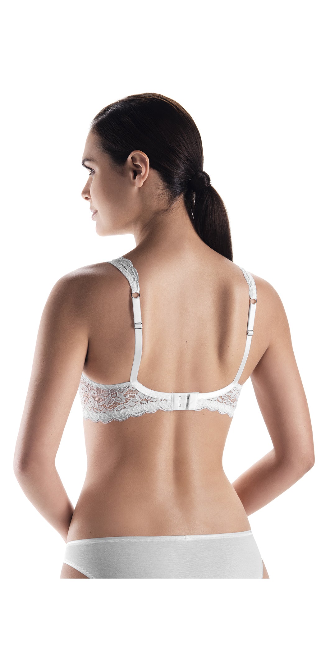 Hanro Luxury Moments All Lace Soft Cup Bra - White