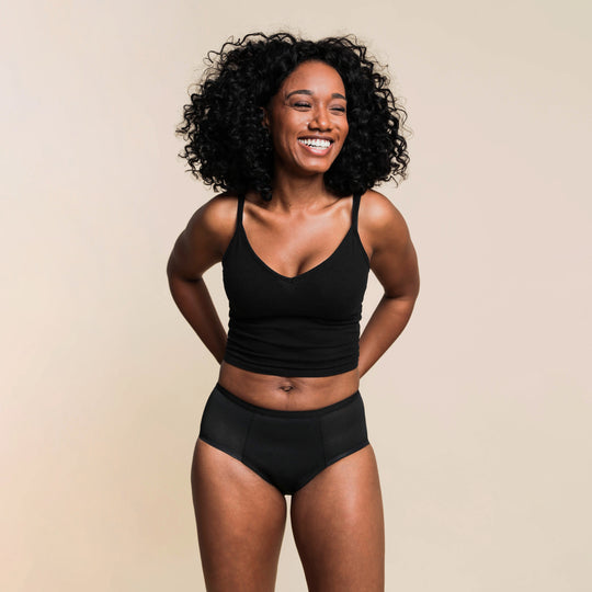 Modest coverage Leakproof panty