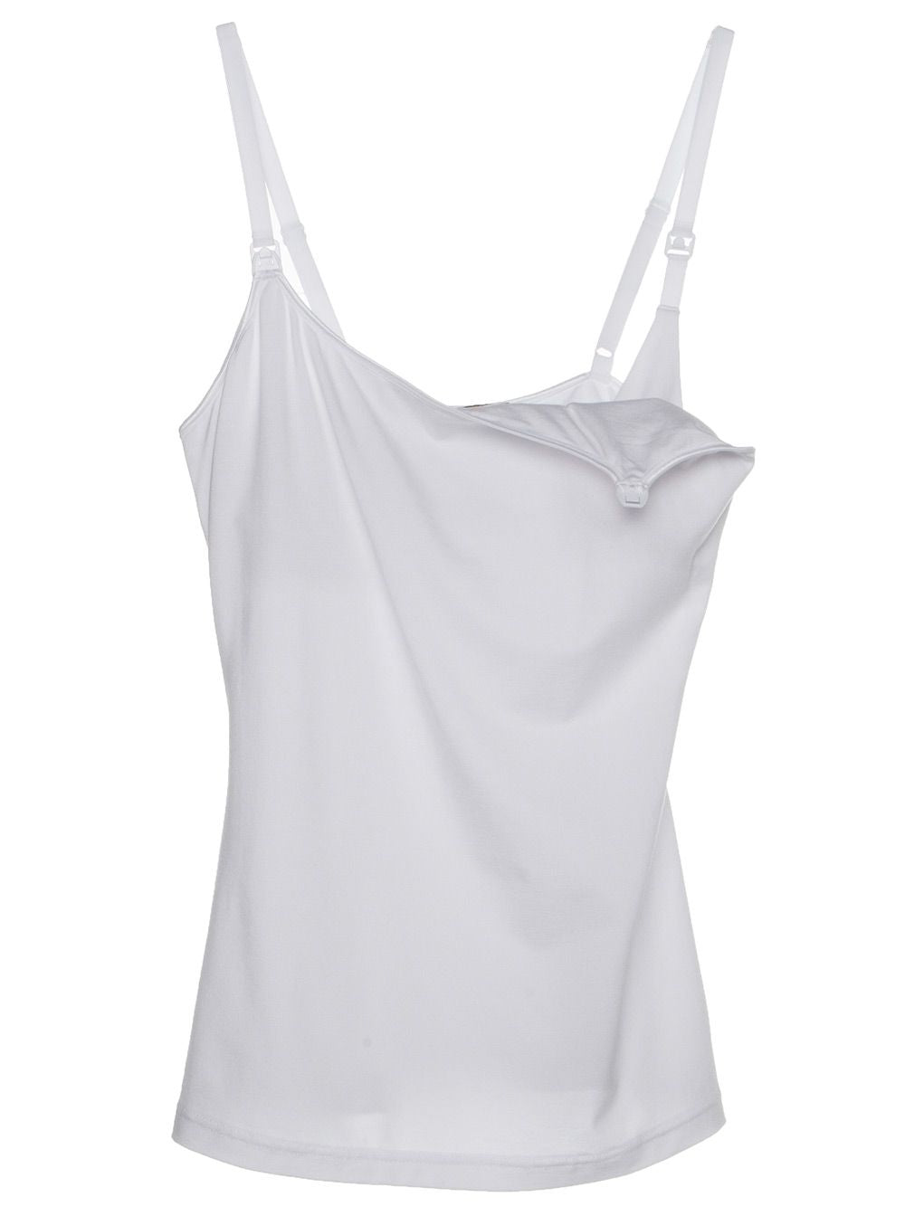 Shelf bra for support Camisole White