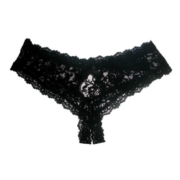 Hanky Panky Open Cheeky Hipster Small Black (551969751105)