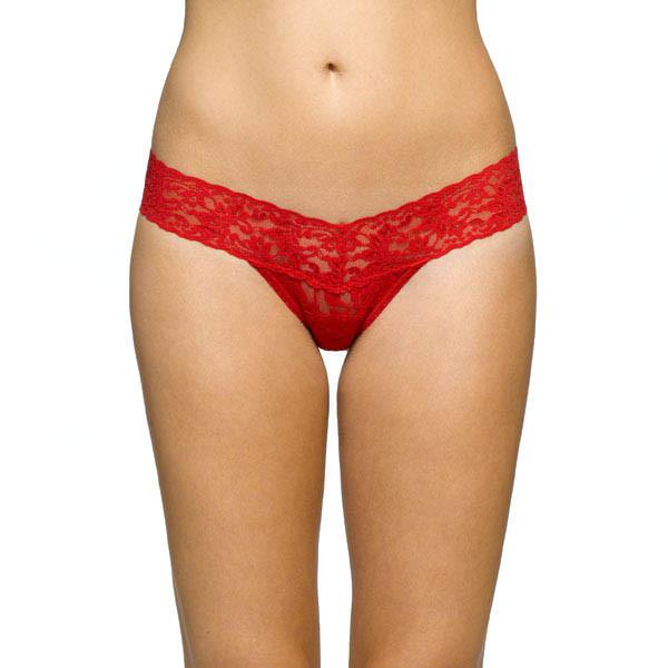 Hanky Panky Signature Lace Low Rise Thong Red
