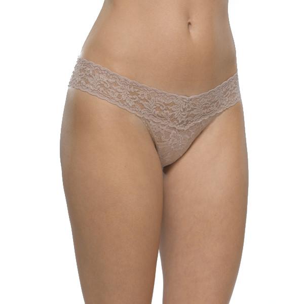 Hanky Panky Signature Lace Low Rise Thong Brown