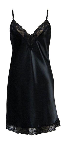 Farr West Beautiful Plus Lace Trim Satin Full Slip