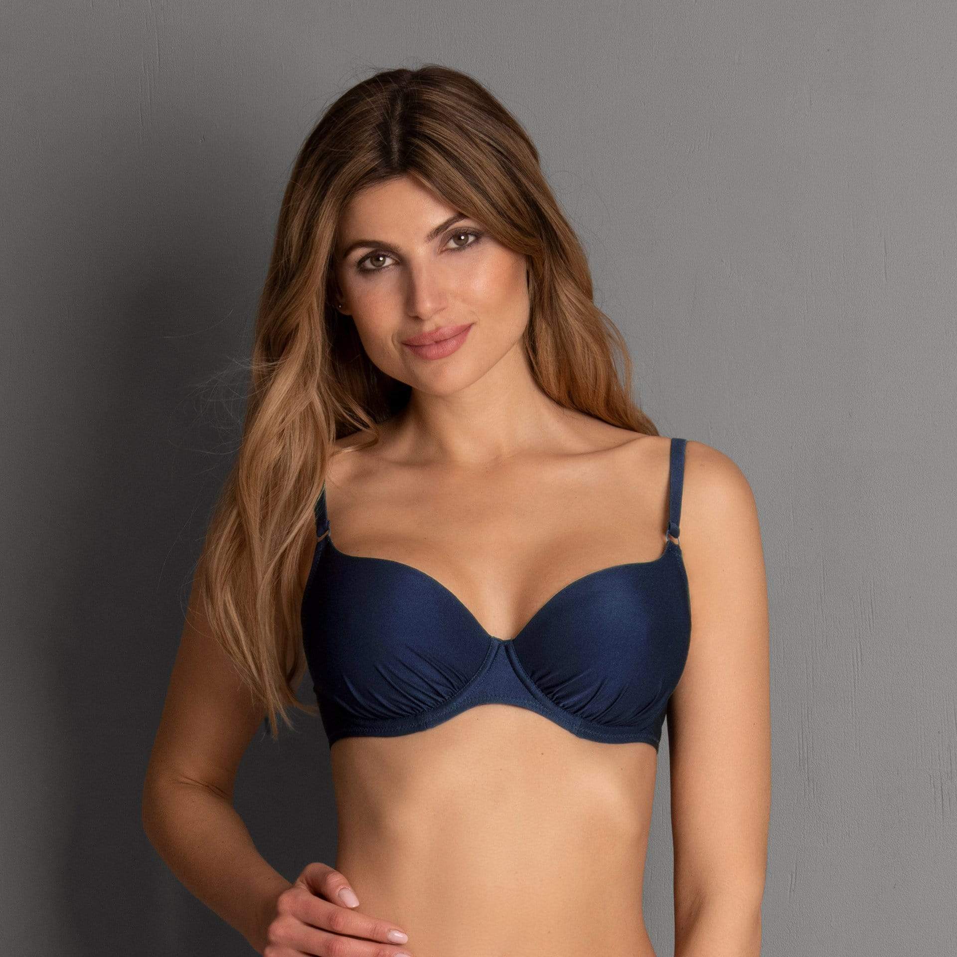 Anita Swimwear Sole Bikini Top 32/D Night Blue (6563897966657)