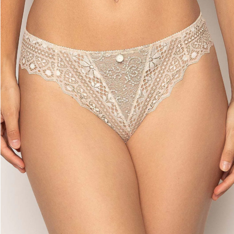 Cream Empreinte Cassiopee Thong