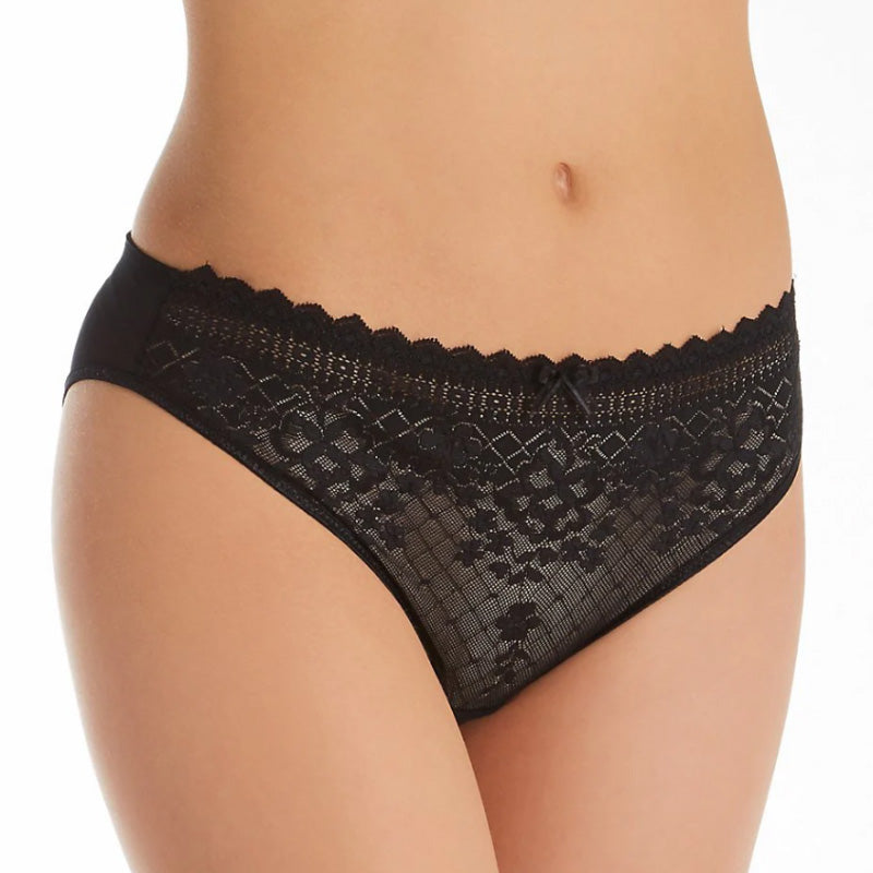 See-through lace front Panty