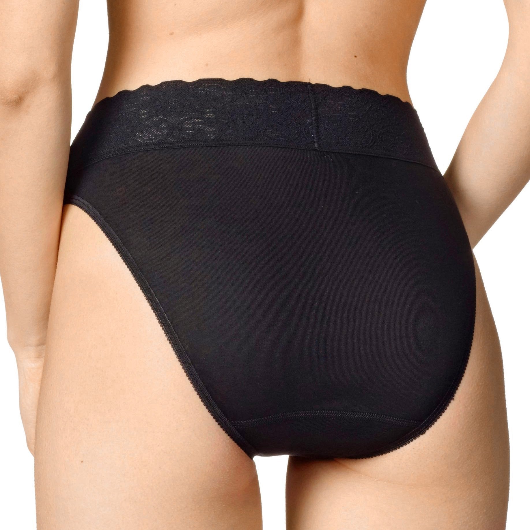 Calida lace hi-cut panty with full coverage