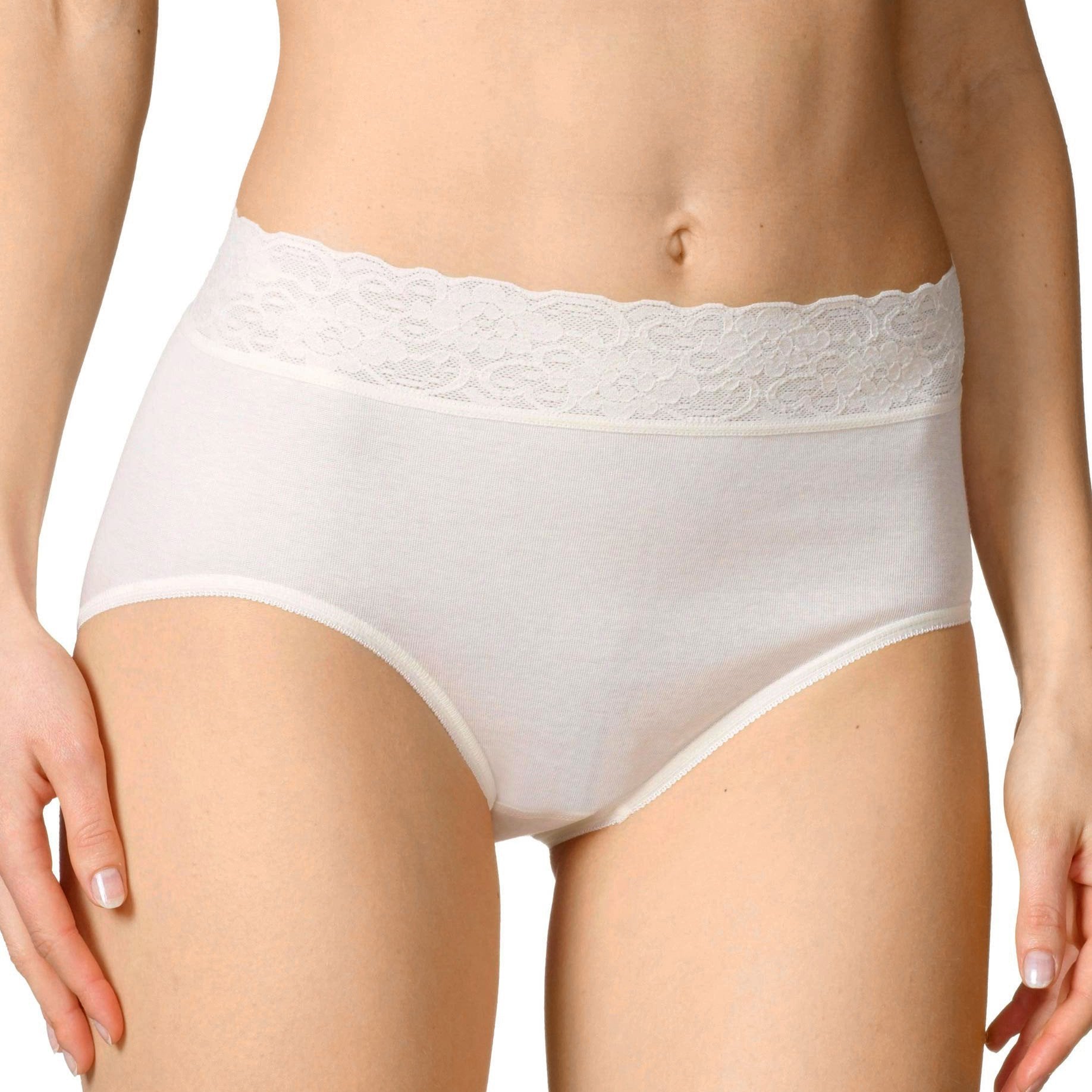 Calida women’s lace cotton brief underwear