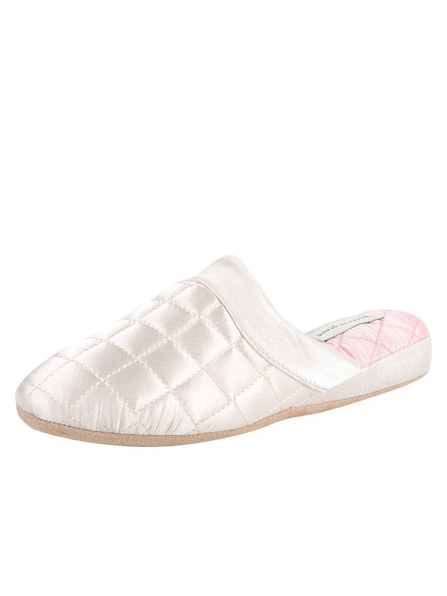 Patricia Green Jackie Satin Quilted Slipper
