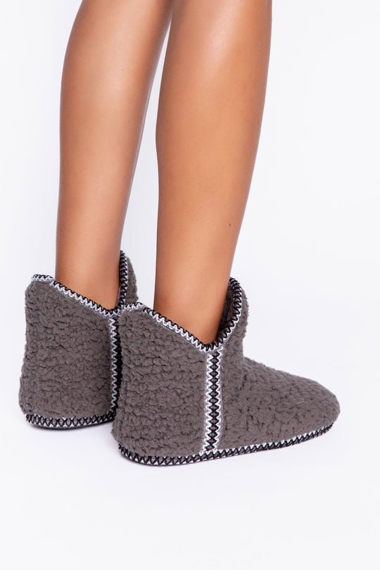 P.J. Salvage Cozie Items Bootie Small Charcoal