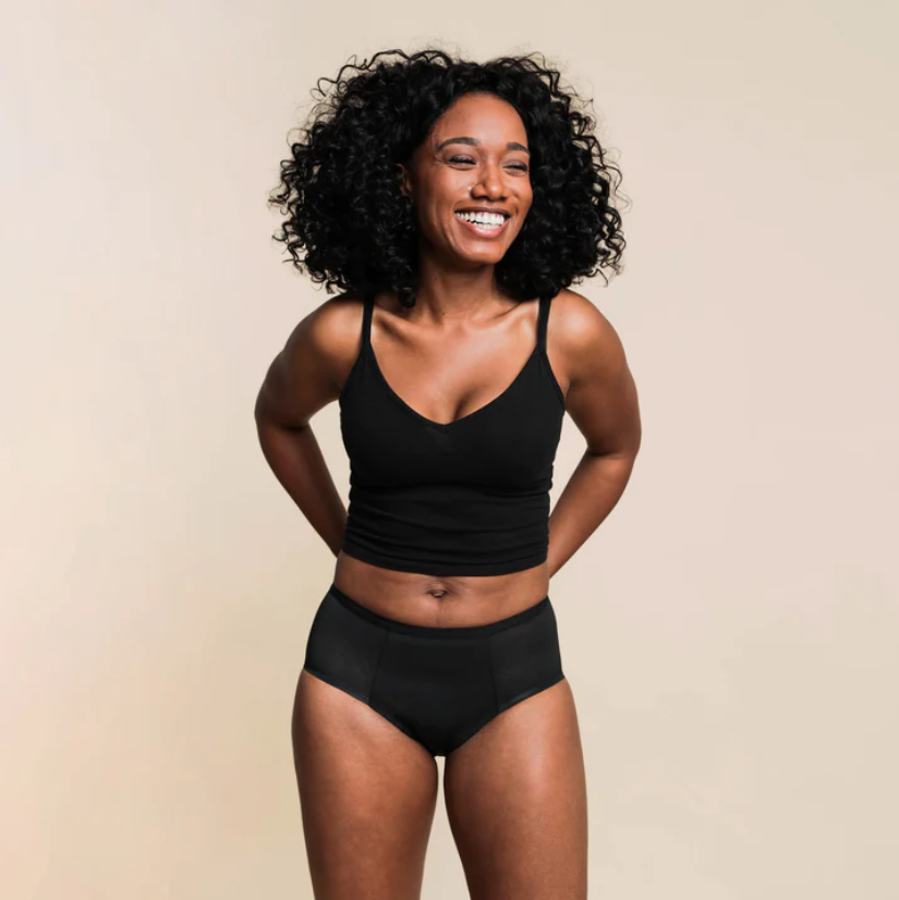 Black Super-Heavy leakproof Panty XS