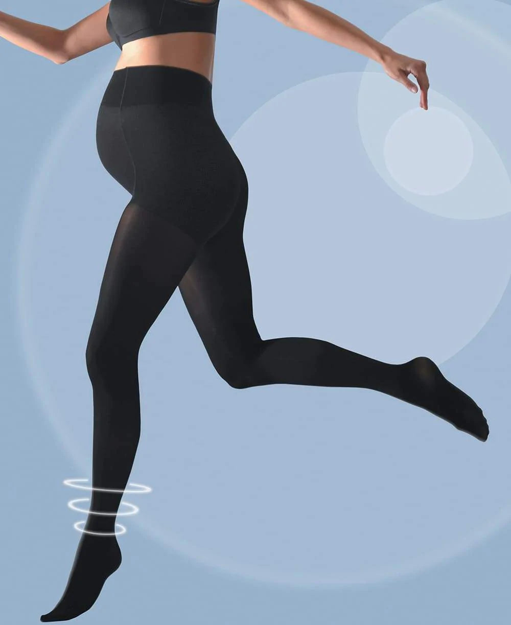 Cache Coeur Activ Light Maternity Tights Black Small