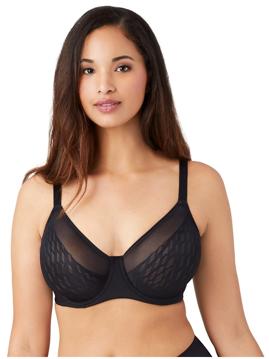 Wacoal Elevated Allure Underwire Bra - Black 32/DD Black (6550976299073)