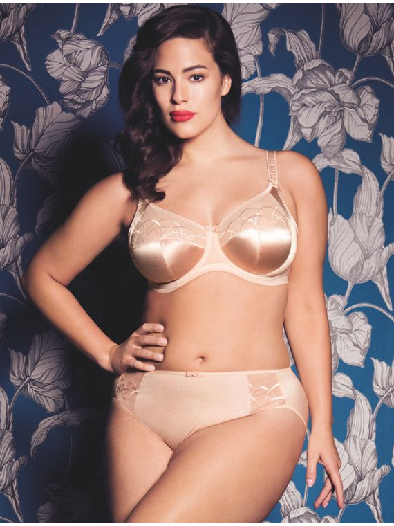 Supportive banded bra for full busts