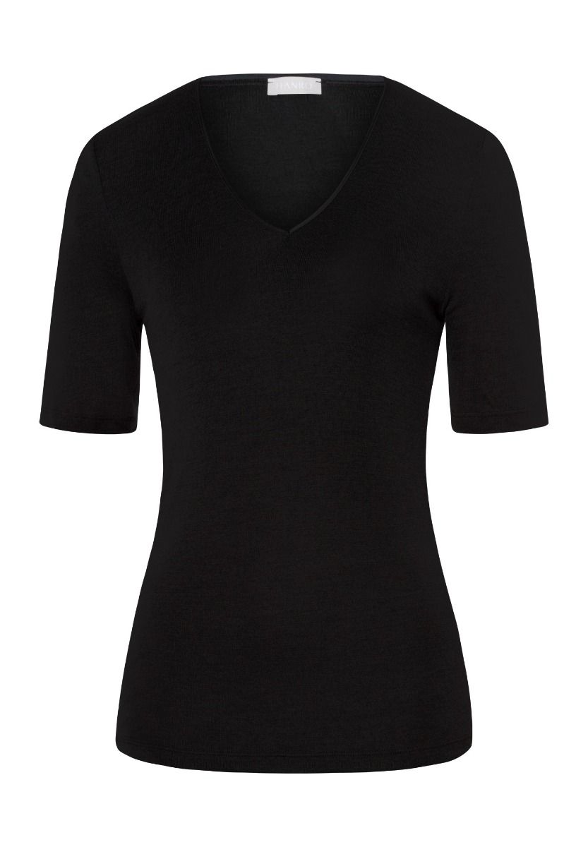 Hanro Woolen Silk Short Sleeve Shirt