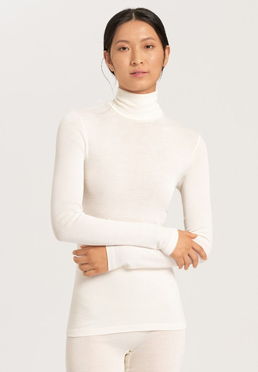 Hanro Woolen Silk Turtle Neck Shirt