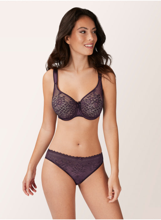 Empreinte Melody Underwire Seamless Bra - Burgundy