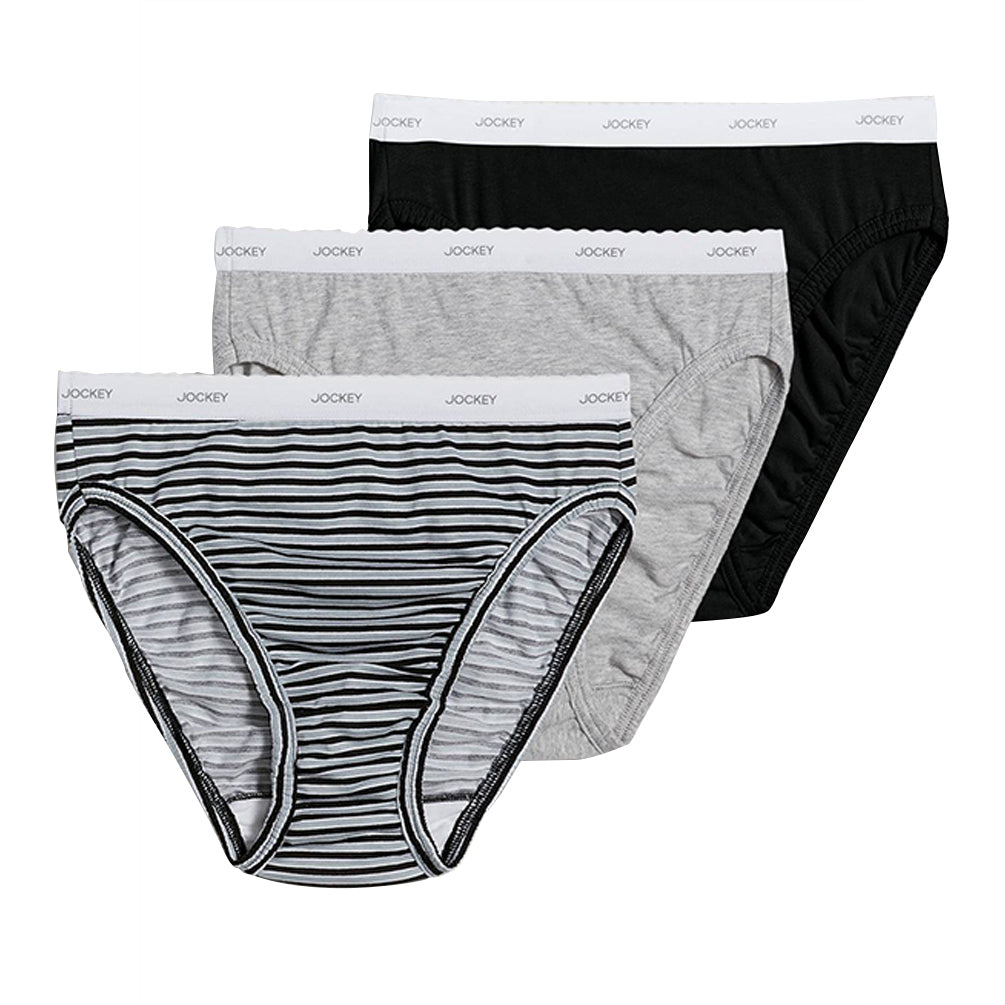 Elastic waistband French cut panty