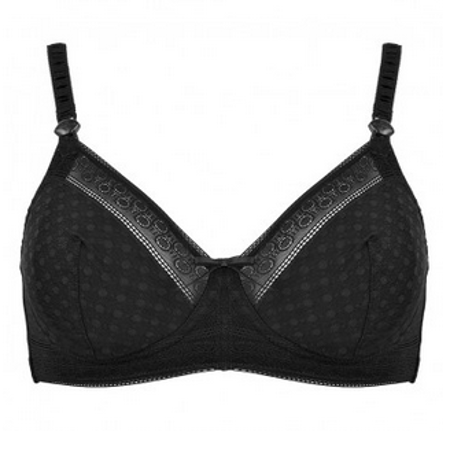 Cache Coeur Mosaic Maternity & Nursing Bra 32/C Black (552048033857)