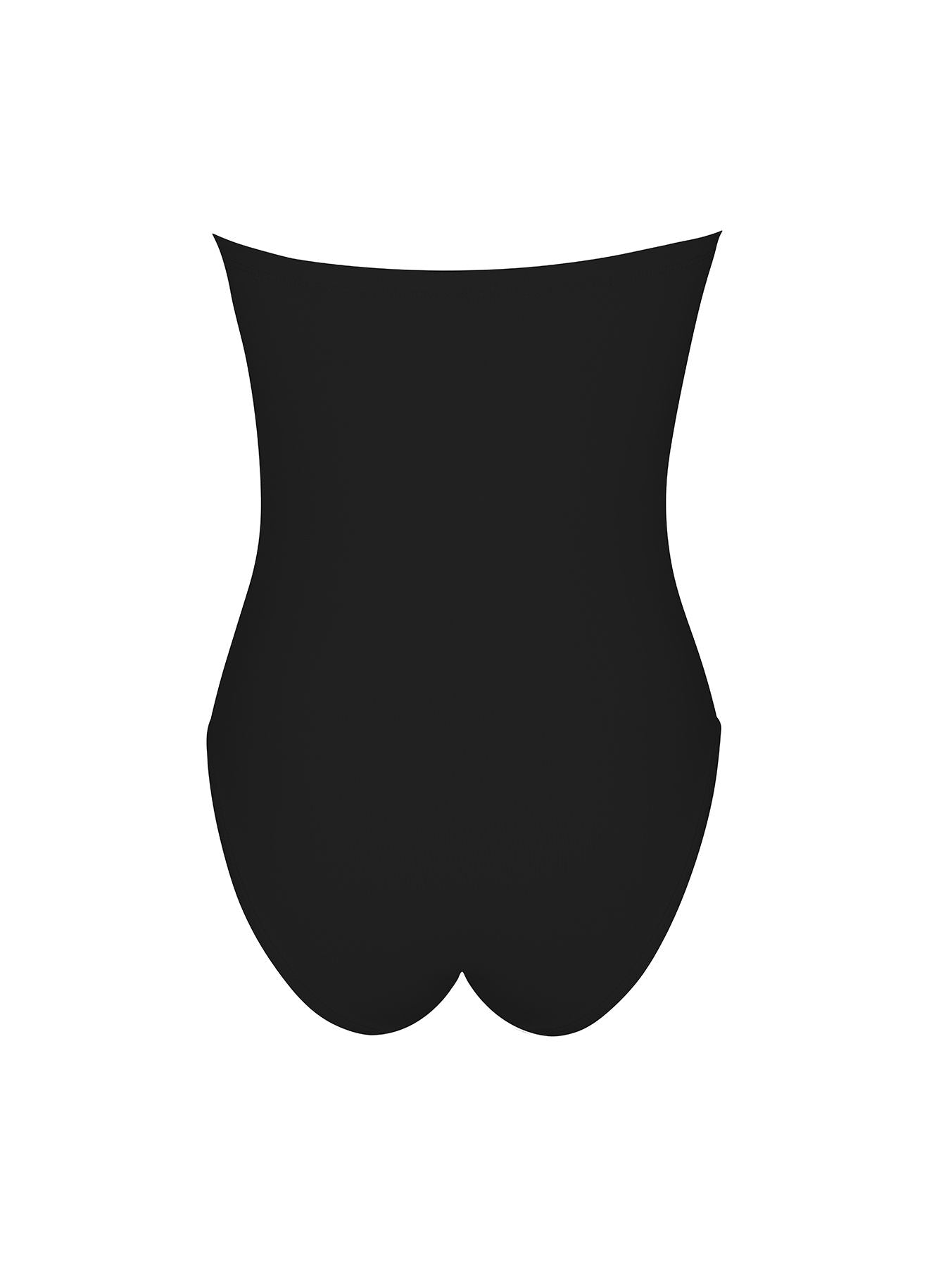 Karla Colletto Twist Bandeau With Shelf Bra One Piece