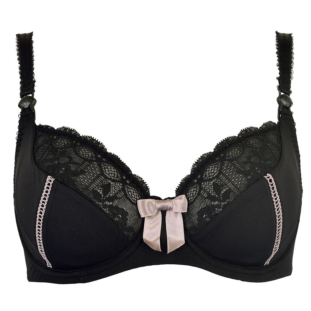 Cache Coeur Lisa Maternity and Nursing Bra 32/C Noir (552048885825)