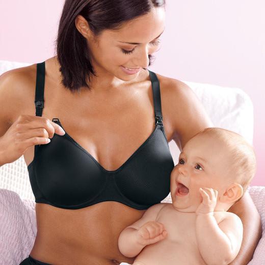 Retro Rib Maternity Wirefree Bra  Wire free bras, Maternity, Maternity bra