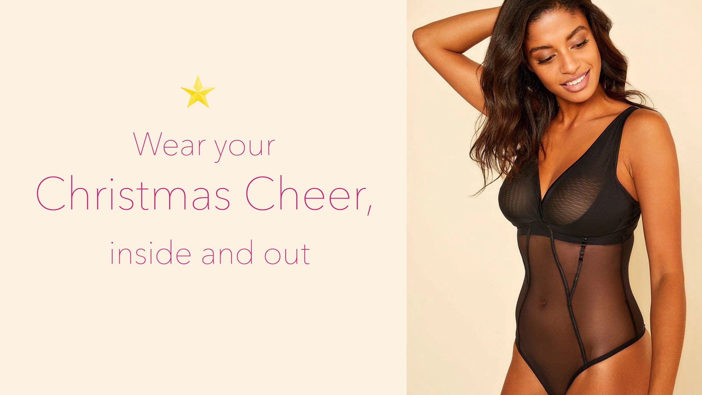 Wear your Christmas Cheer, inside and out: