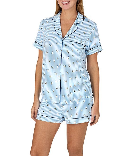 Kate Spade S/S Notch Short PJ Set