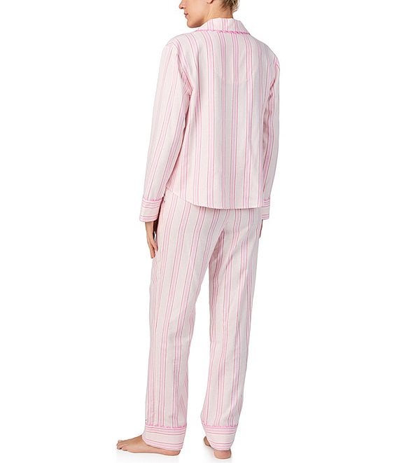 Kate Spade L/S Flannel Notch PJ Set
