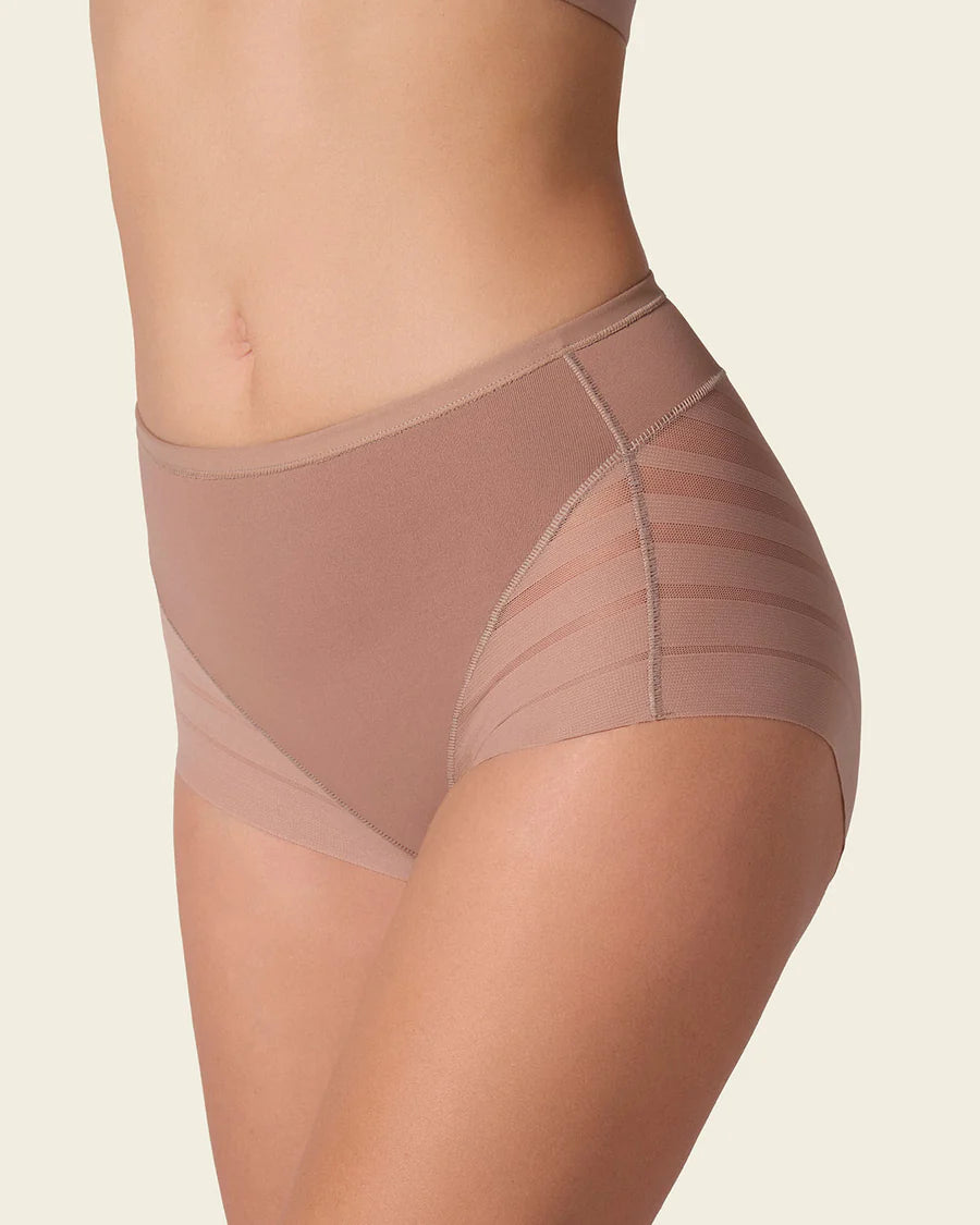 Leonisa Lace Stripe Undetectable Classic Shaper Panty