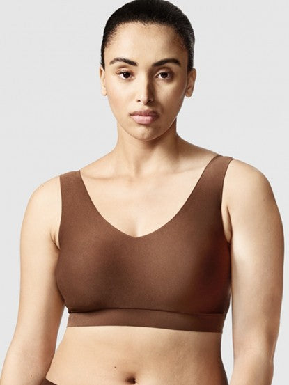 Chantelle Soft Stretch Padded V-Neck Bra Top