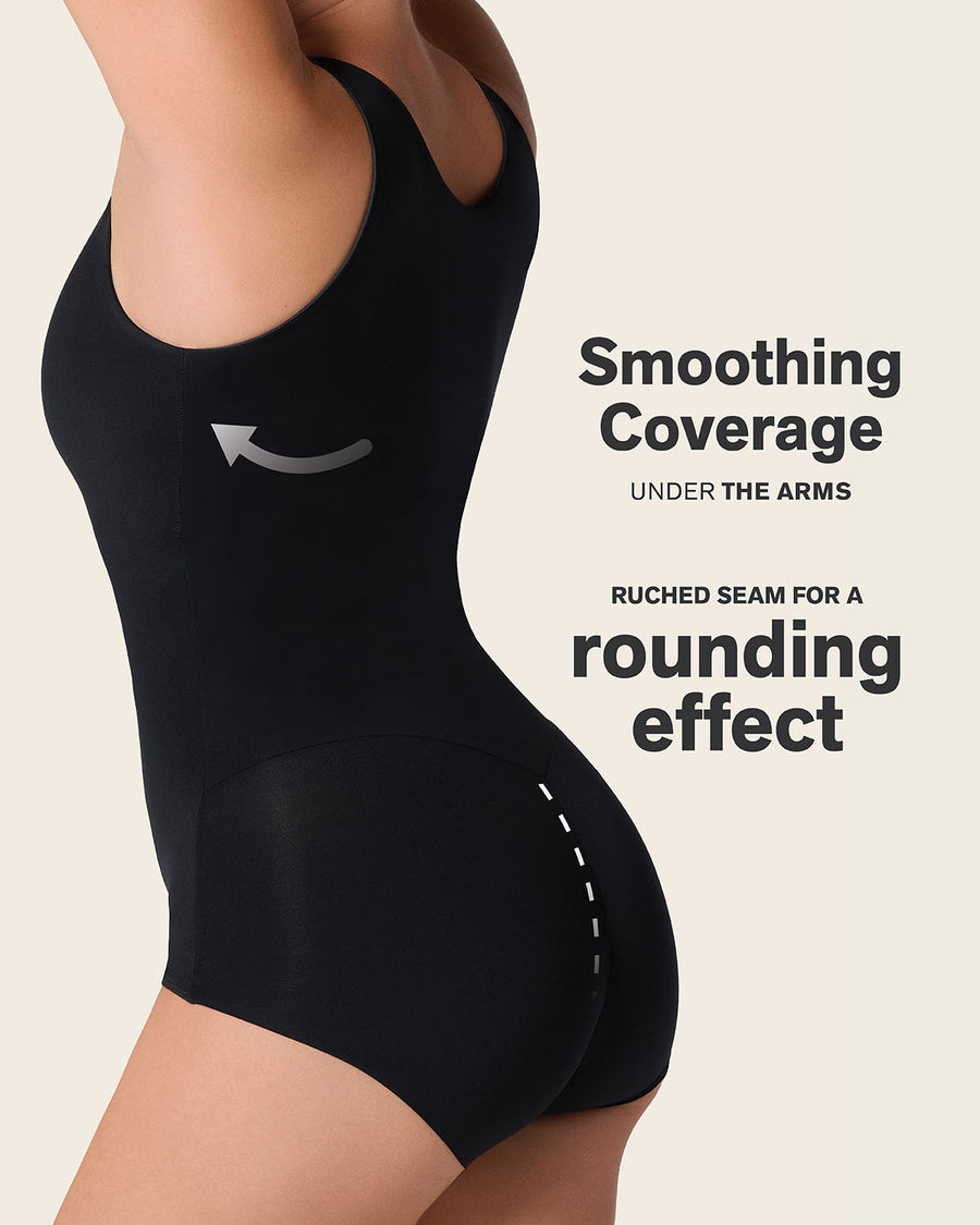 Leonisa Bare Boldly Plunge Classic Sleeveless Shaper Bodysuit